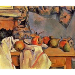 Still Life with Pomegranate and Pears Painting Reproduction