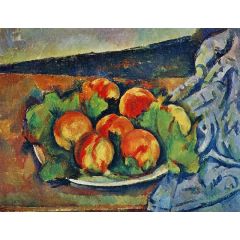Dish of Peaches Painting Reproduction