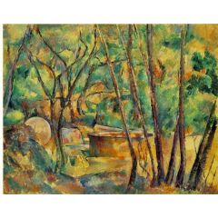 Well, Millstone and Cistern under Trees, also known as Meule et citerne sous bois Painting Reproduction