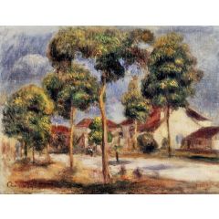 The Sunny Street Painting Reproduction