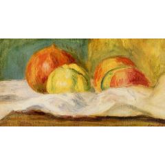 Still Life with Apples and Pomegranates Painting Reproduction