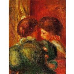 Two Women’s Heads, also known as The Loge Painting Reproduction
