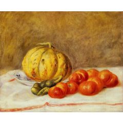 Melon and Tomatoes Painting Reproduction