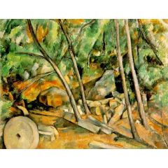 Woods with Millstone Painting Reproduction