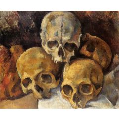 Pyramid of Skulls Painting Reproduction
