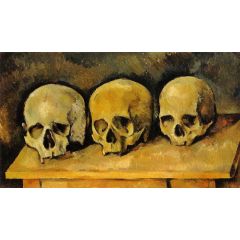 The Three Skulls Painting Reproduction