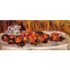 Still Life with Strawberries Painting Reproduction