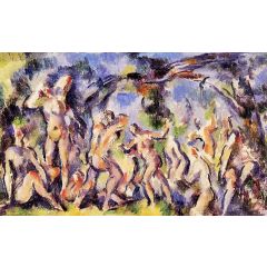Bathers, study Painting Reproduction