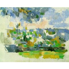 The Garden at Les Lauves Painting Reproduction