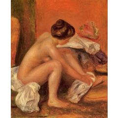 Bather Drying Her Feet Painting Reproduction