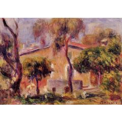 Houses in Cagnes Painting Reproduction