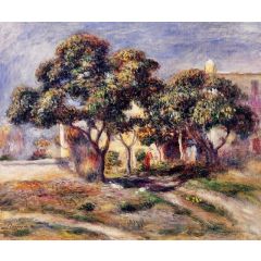 Medlar Trees, Cagnes Painting Reproduction