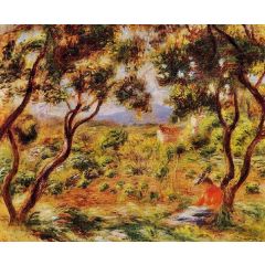 The Vineyards of Cagnes Painting Reproduction