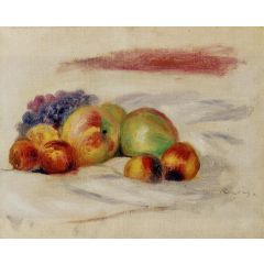 Apples and Grapes Painting Reproduction