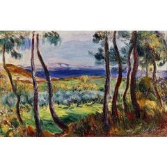 Pines in the Vicinity of Cagnes Painting Reproduction