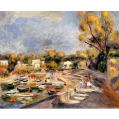 Cagnes Landscape Painting Reproduction