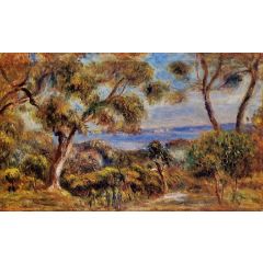 The Sea at Cagnes Painting Reproduction