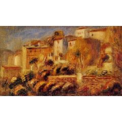 Houses at Cagnes Painting Reproduction