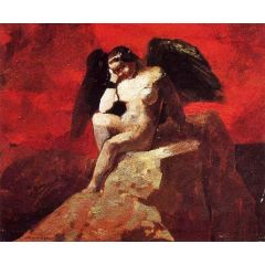 Angel in Chains Painting Reproduction