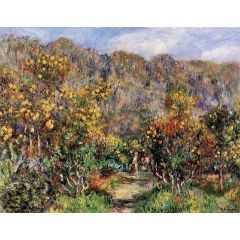 Landscape with Mimosas Painting Reproduction