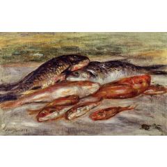 Still Life with Fish Painting Reproduction
