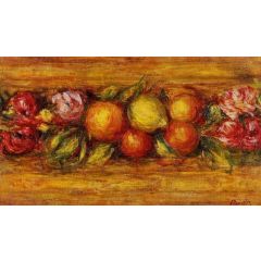 Garland of Fruit and Flowers Painting Reproduction