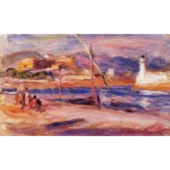 Fort Carre et Phare d’Antibes Painting Reproduction