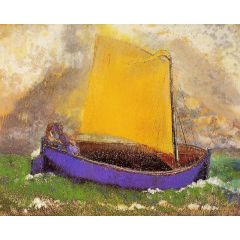 The Mysterious Boat Painting Reproduction