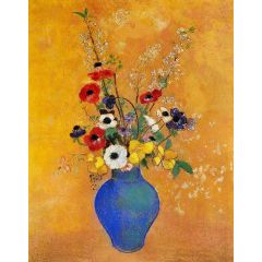 Vase of Flowers Painting Reproduction