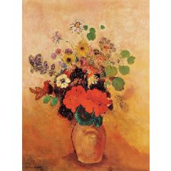Vase of Flowers Painting Reproduction