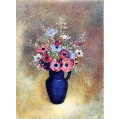 Anemones in a Jug Painting Reproduction