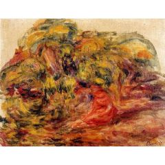 Woman in the Garden at Collettes Painting Reproduction