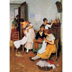 The New Suitor Painting Reproduction