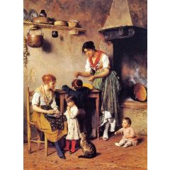 Mother ’s Little Helper Painting Reproduction