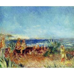 Arabs by the Sea Painting Reproduction
