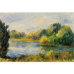 The Banks of the River Painting Reproduction