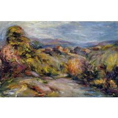 The Hills of Cagnes Painting Reproduction