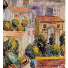 House at Cagnes Painting Reproduction