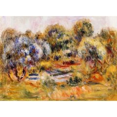 Cagnes Landscape Painting Reproduction