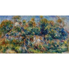 The Painter Taking a Stroll at Cagnes Painting Reproduction