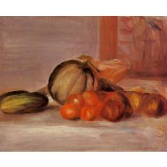 Still Life with Melon Painting Reproduction
