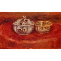 Sugar Bowl and Earthenware Bowl Painting Reproduction