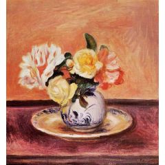 Vase of Flowers Painting Reproduction