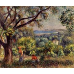 Cagnes Landscape, also known as View of Collettes Painting Reproduction