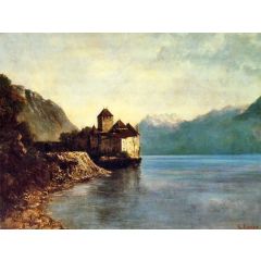 Chateau de Chillon Painting Reproduction