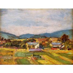 Landscape in Lower Austria Painting Reproduction