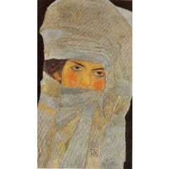 Portrait of Melanie Painting Reproduction