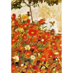 Field of Flowers Painting Reproduction
