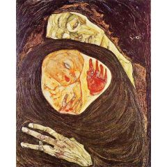 Dead Mother Painting Reproduction
