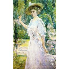 On the Terrace Painting Reproduction